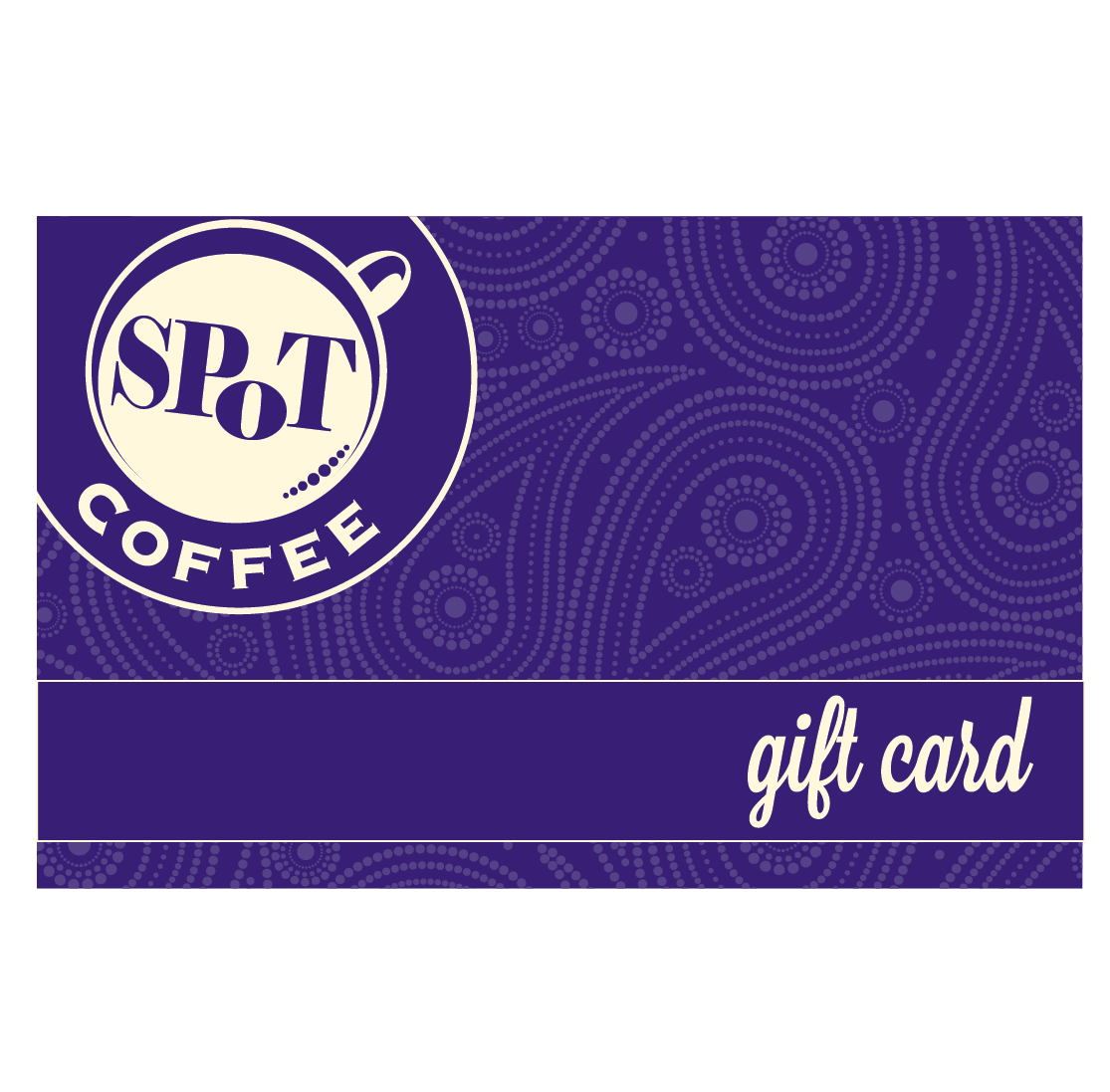 25 Gift Card SPoT Coffee