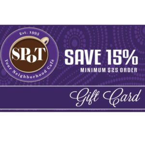 HOLIDAY SALE! Gift Card $25 Value: *NOW ONLY $21.25